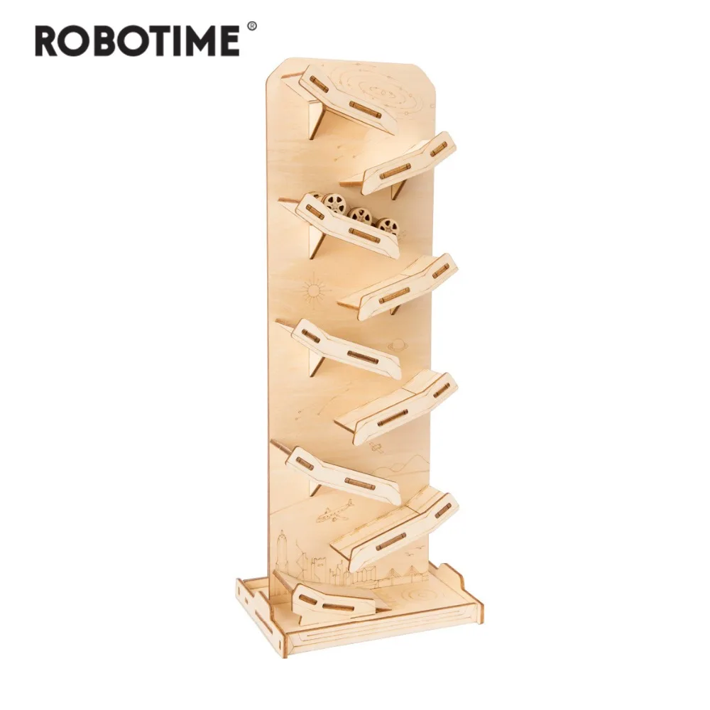 

Robotime Children Adult Interesting Space Tank Stress Relief Toy DIY Wooden Novelty Gag Toy Sports & Entertainment LP402
