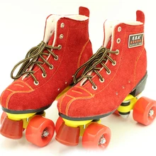 Зимние женские роликовые коньки для девочек, двойные коньки с двумя линиями, 4 колеса роликов ролики, Patines обувь