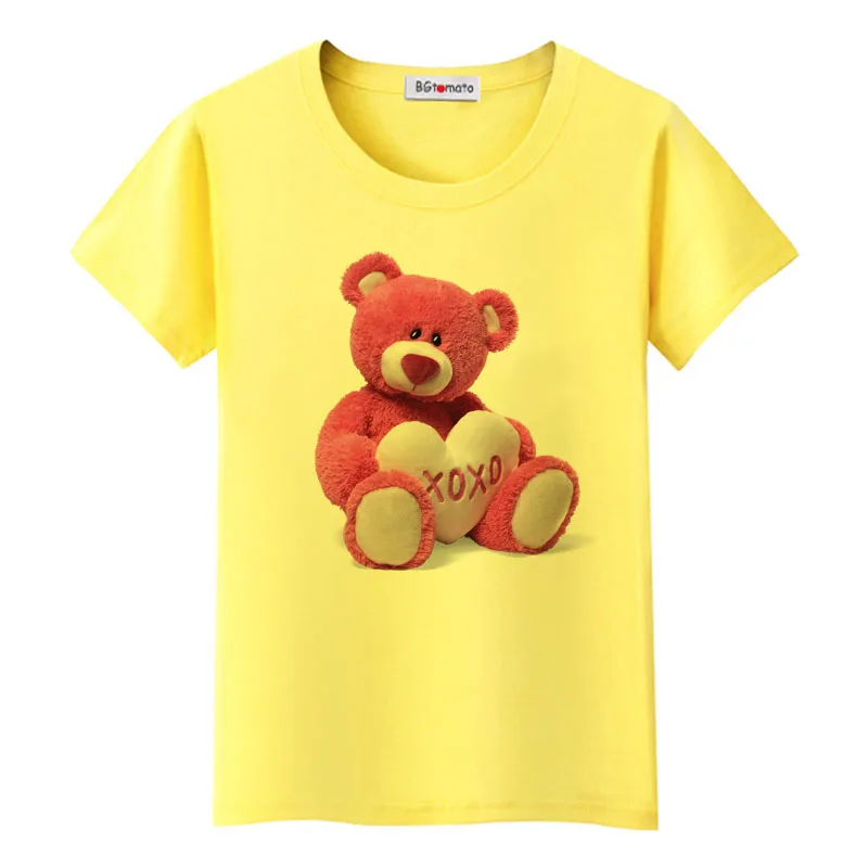 2022 Teddy bear tshirt lovely 3D t shirt women harajuku tee shirt femme  funny camiseta mujer Teddy bear t-shirt women - AliExpress