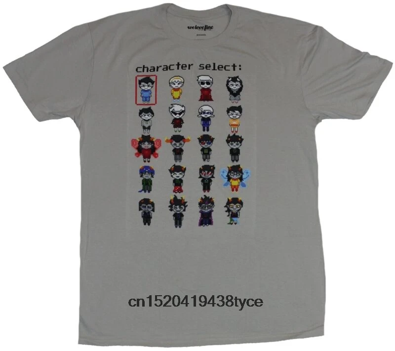 Homestuck Мужская футболка персонаж выбрать 20 на выбор (1)|Футболки| |