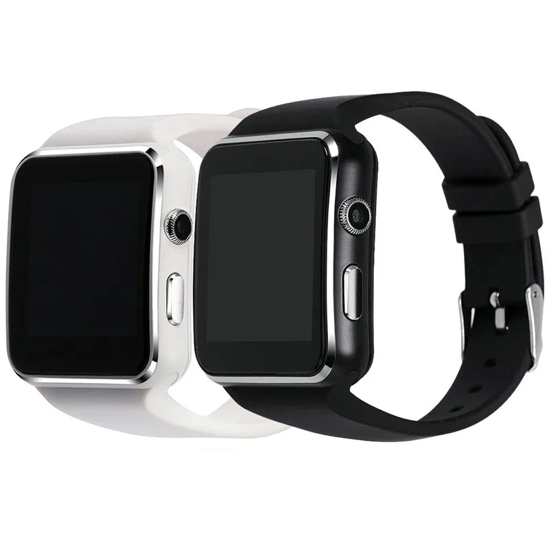 Новые умные часы X6 с Bluetooth фитнес трекер синхронизация сообщений для iPhone Android