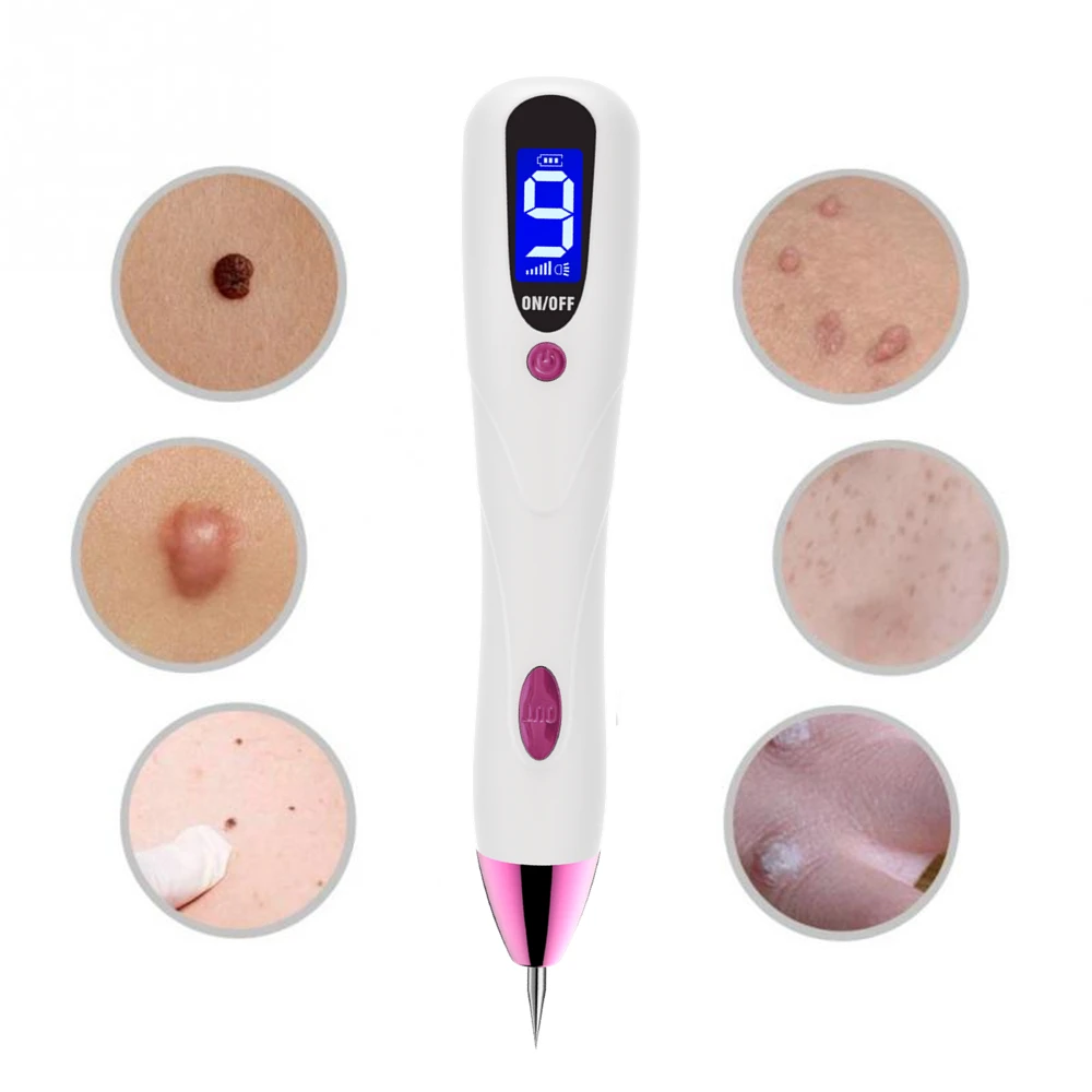 

9 level Portable Mole Freckle Remove Pen Tattoo Dark Spot Remover Skin Mole Removal for Face Wart Tag Skin Machine Home Use