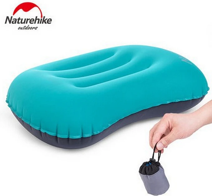 

Naturehike Portable Outdoor Inflatable Pillow Sleeping Gear Travel Aeros Pillow Inflatable Cushion Soft Neck Protective