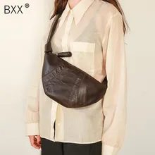 [BXX] женские модные сумки через плечо из искусственной кожи, женские винтажные сумки через плечо, унисекс, одноцветные мягкие сумки OE559