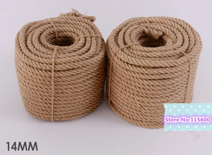 14mm Jute Twine Cords Jute Twine String Natural Jute Twine Ropes DIY