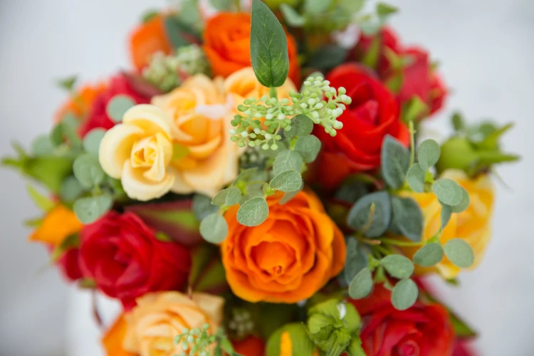 JaneVini элегантный красный букет Свадебный садовый букет розы Лето искусственные шелковые цветы Свадебные букеты Флорес дамас De Honor