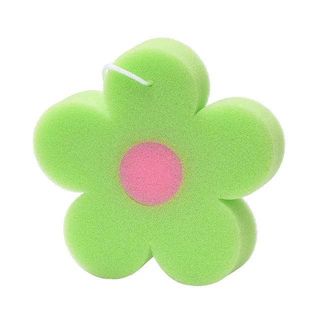 2019 Bath Sponge Flower Shaped Comfortable Cute Body Sponges Scrubbers for Kids Body Cleansing