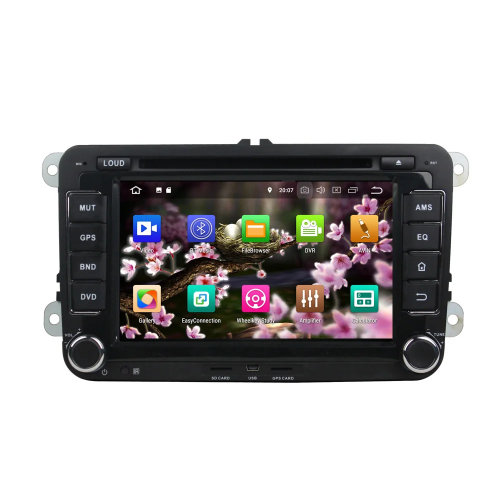 

KLYDE 7" 2Din 8 Core Android 8.0 1024*600 Car Multimedia Player For VW Tiguan Touran 2006-2012 Audio Stereo Radio Car DVD Player