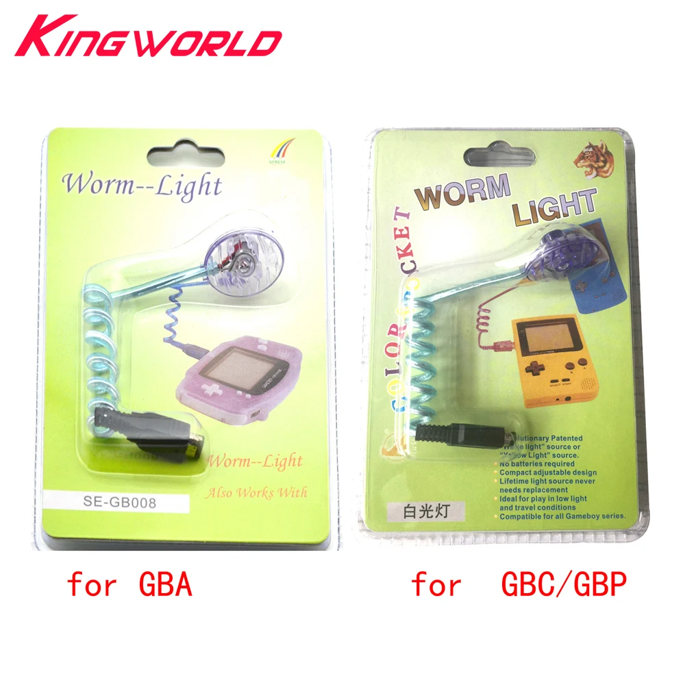 

Xunbeifang Worm Light Illumination LED Lamps for G-ameboy Advance for G-BA G-BP G-BC Game Console with packing