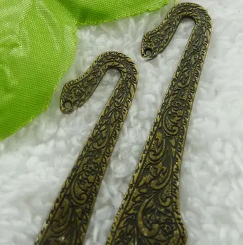 

40 pieces antique bronze nice bookmarks 80x17mm #2067