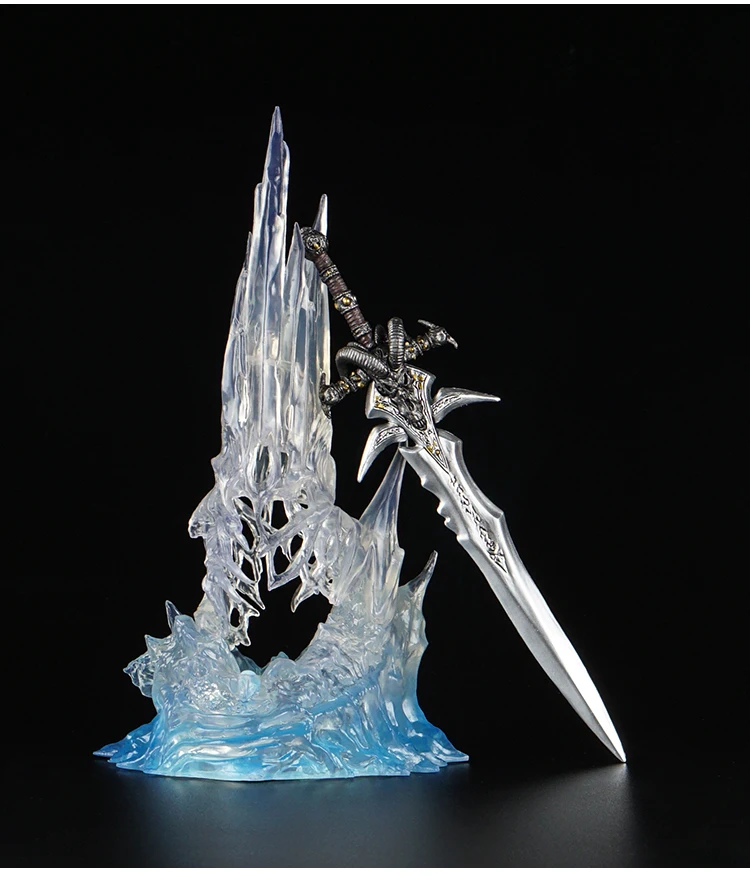 Wow Артас оружие Frostmourne меч с светодиодный освещения Figma Starz ПВХ фигуркы игрушки