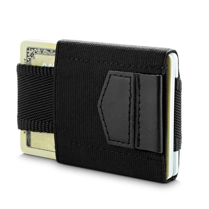 Minimalist Wallet Mini Card Holder Elastic Small Credit Card ID Holders