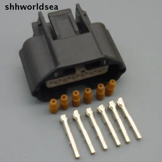 

shhworldsea 5/30/100sets kit 6pin air metre, waterproof wire harness connectors 7283-8850-30 air flow meter plugs for nissan