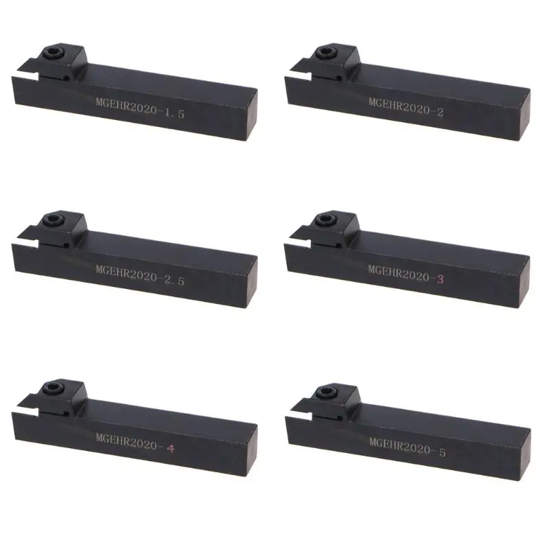 Comprar MGEHR 2020 juego de manijas de soporte de ranurado externo sin inserciones de carburo de hoja cortador de torno llave inglesa Juego de Herramientas de torneado