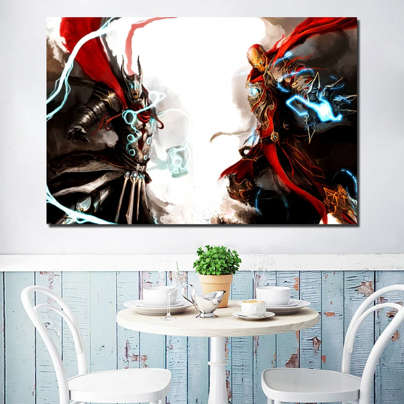

Marveles Aengers Thor Iron Man Full Square Drill Diamond Sale Handmade Embroidery 5D DIY Pictures Cross Stitch Home Decor