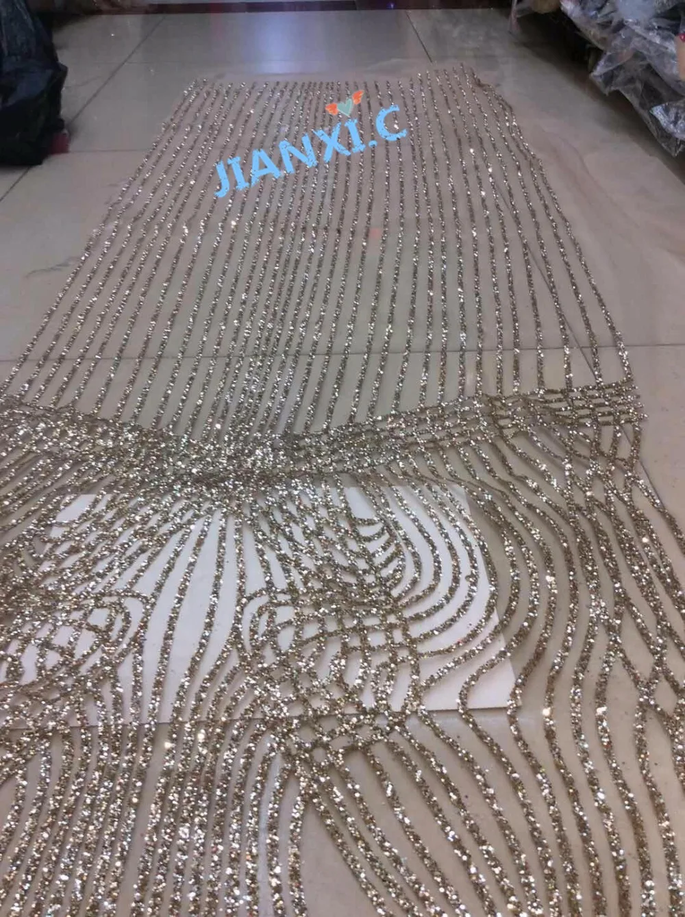 В продаже ткань с блестящим кружевом вышивка кружевная ткань JIANXI.C-111649 Красивая французская Тюлевая ажурная кружевная ткань