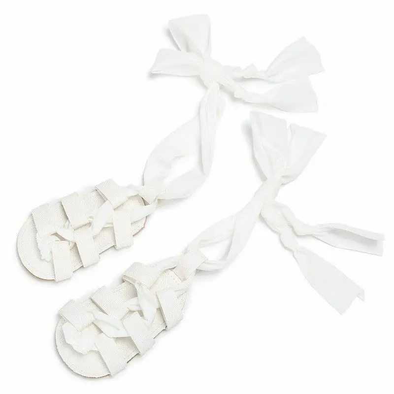 as picture HOT SALE Newborn Infant Baby Girls PU Leather Bandage Sandals Summer Pram Flat Shoes Toddler Girls Cross Strap Sandals - Цвет: as picture