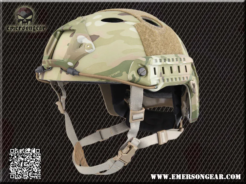EMERSON Быстрый Шлем PJ углеродного волокна специальный раздел/DE BK Highlander Мандраг на FG AT - Цвет: Multicam