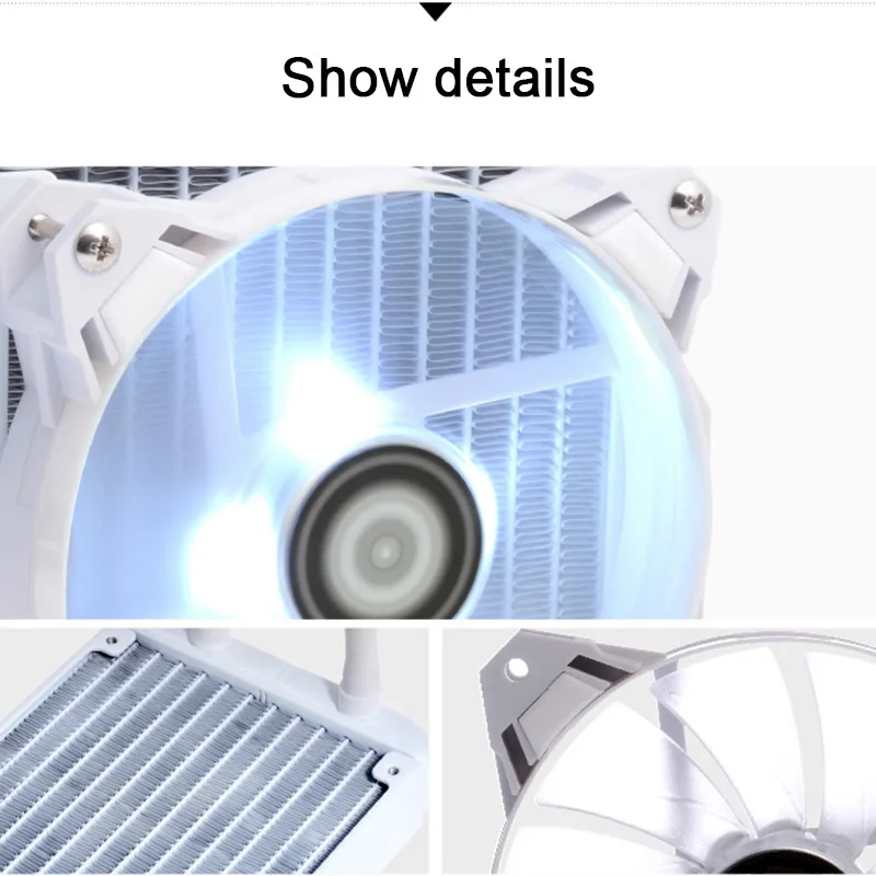 

120 CPU Liquid Cooler Cooling Radiator Fan Heatsink For Intel LGA2011 115x 775 AMD QJY99