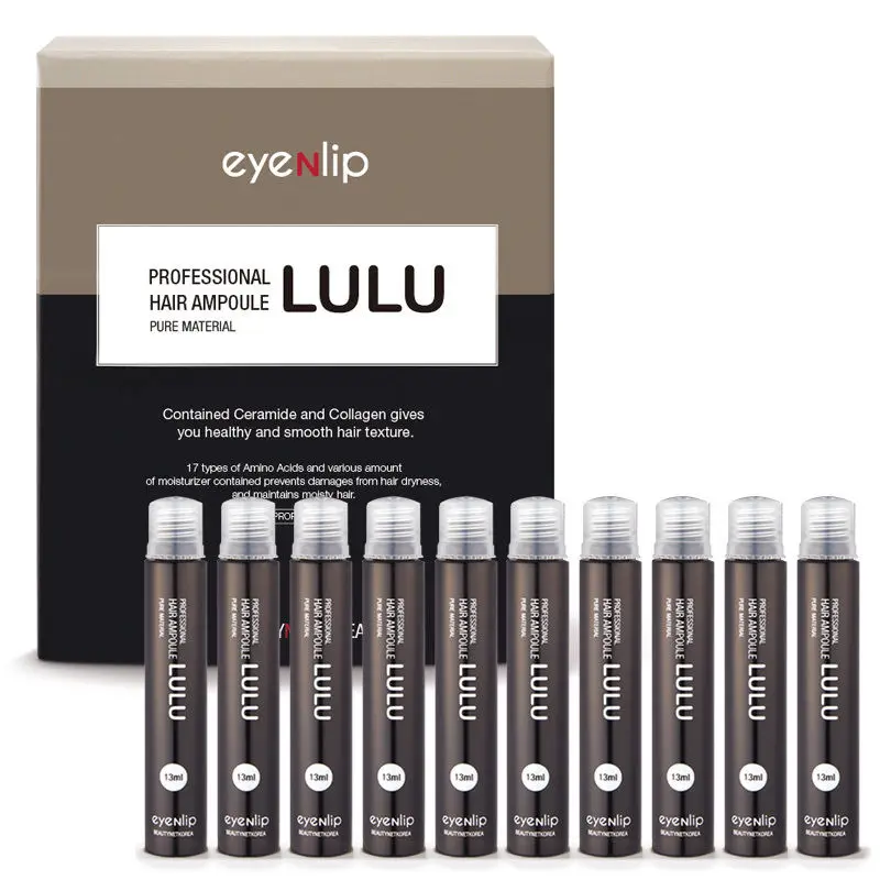 

Best Korea Cosmetics EYENLIP Professional Hair Ampoule 10pcs Keratin Hair Treatment Hair Repair Straighten Damage Hair Care