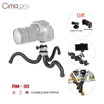 

Cima pro RM-30 Travel Outdoor Mini Bracket Stand Octopus Tripod flexible tripe For phone Digital Camera GoPro