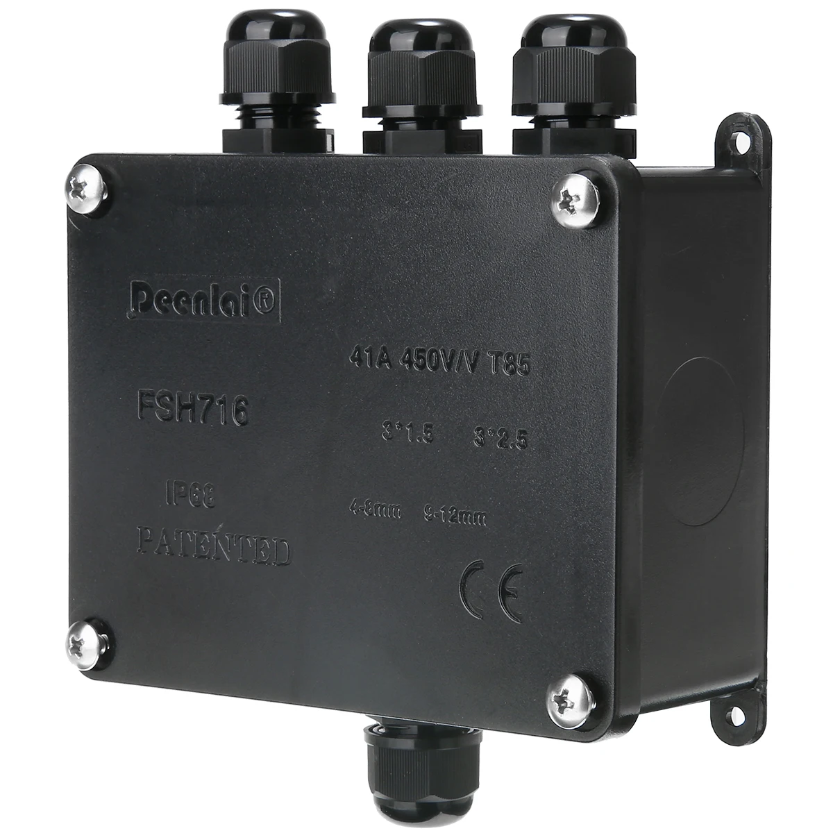 

1pc Waterproof Junction Box Light Accessories Underground Cable Protection Sleeve Connector 3 PIN Outdoor Junction Box