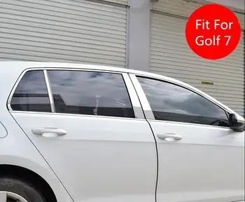 

Car accessories Full Window Sill Molding Surround Cover Trim Stainless Steel For Golf 7 Mk7 2013 2014 2015 2016 2017 2018 2019
