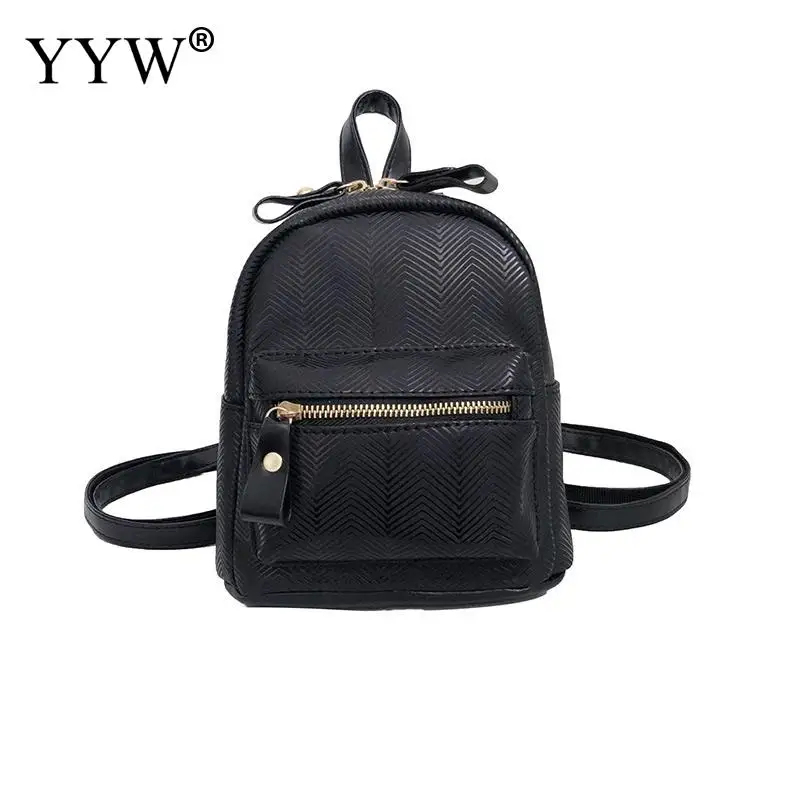 YYW рюкзак для путешествий корейский женский мини-рюкзак с волнистым узором для отдыха Студенческая школьная сумка мягкая женская сумка из искусственной кожи