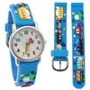 Girls Watch Cartoon Bus Dinosaur 3d Silicone Kids Watch Boys Girl Quartz Watch Children Sports Watch Kids Gift Waterproof Clock ► Photo 1/6