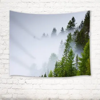 

Misty Forest Tapestry Wall Hanging for Bedroom Living Room Dorm Wall Art