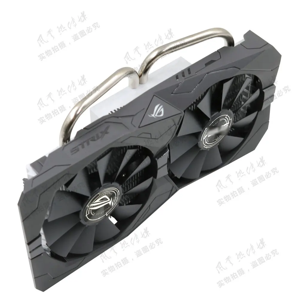 Для ASUS RX460 RX560 Видеокарта кулер шаг 43 мм и 53 мм