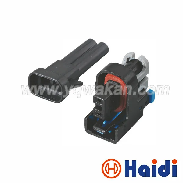 

Free shipping 5sets delphi 2 pin car auto Buick fuel injector nozzle conversion plug Wuling nozzle connector 15326181 15411633