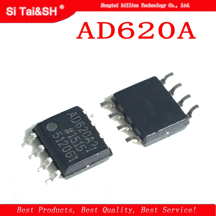1 шт. AD620 AD620A AD620AR AD620BRZ AD620ARZ SOP-8 Новый контрольно-измерительный усилитель |