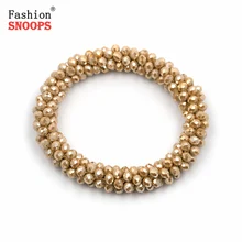 Модные стразы бусины браслеты для женщин эластичный браслет с драгоценностями подарки для девочек