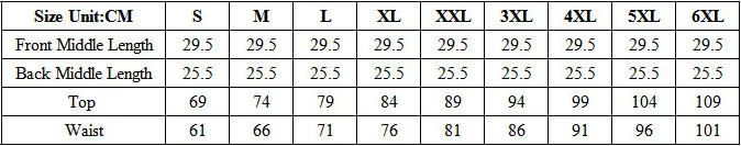 H3840 size chart