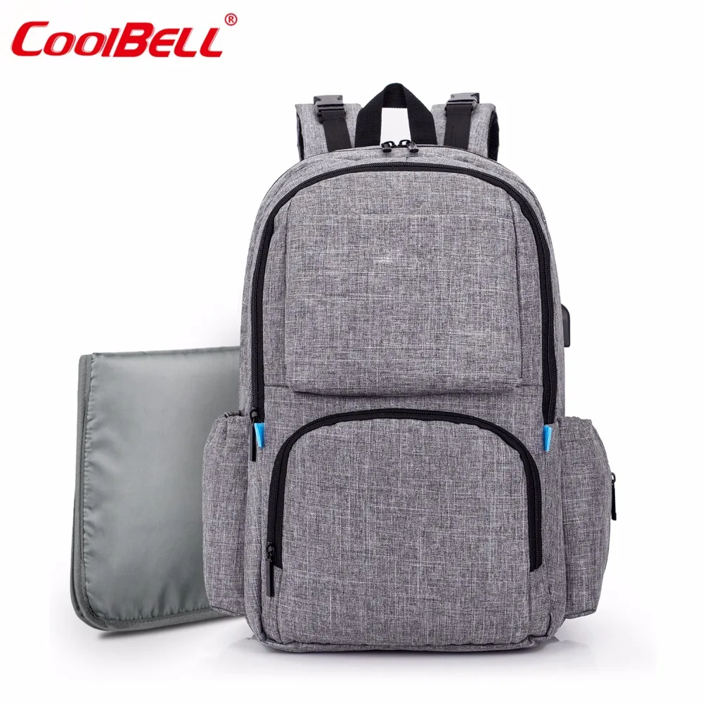 Сумка для подгузников нейлоновая коляска Детский рюкзак с сумкой смены