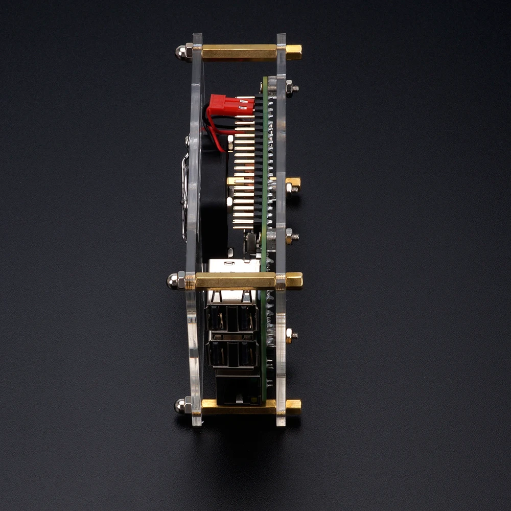 Raspberry Pi 3 Модель B + акриловый прозрачный чехол 1 Слои корпус основа + вентилятор охлаждения + Защитная крышка для raspberry Pi 3 Модель B/2