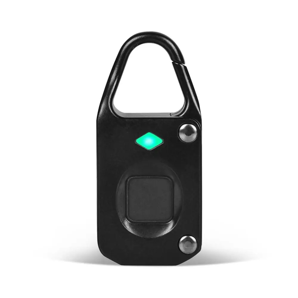 

USB Rechargeable Waterproof Travel Suit Case Padlock Fingerprint Lock Home Use Anti-thief Locking