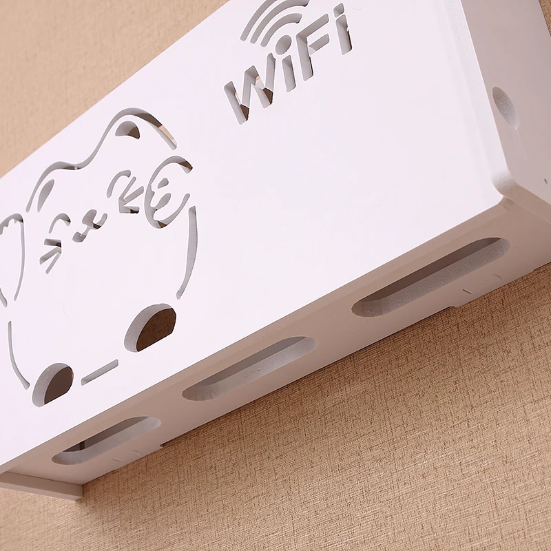 Беспроводной Wi Fi роутер коробка для хранения штепсельная плата кронштейн