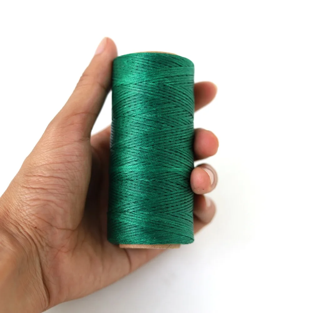 waxed thread 1.0mm dark green 3