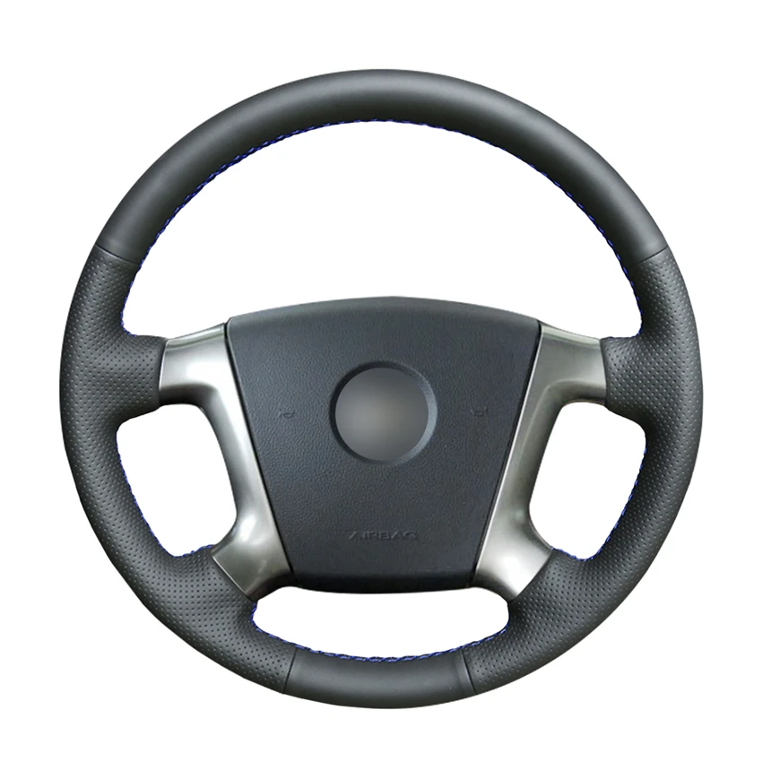 Сшитая вручную искусственная кожа черного цвета для Chevrolet Epica 2006 2007 2008 2009 2010 2011 |