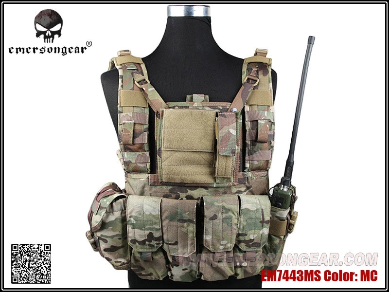 RRV chaleco táctico con bolsillos, conjunto de chaleco de combate Airsoft, EM7443|vest fleece|vest waistcoats - AliExpress