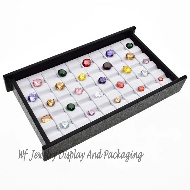 Diamond Display Tray Magnet Cover Stone Storage Case JewelryHolder Organizer 