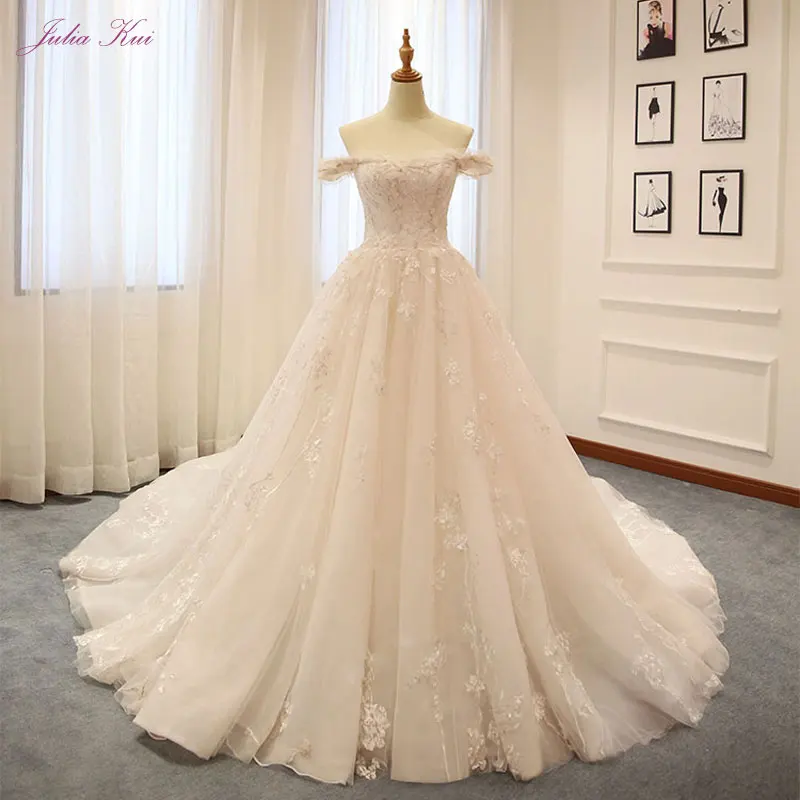 cheap wedding dresses Julia Kui Luxuries V Neckline Ball Gown Wedding Dresses Sleeveless Princess With Natural Waist Bride Dress grace kelly wedding dress