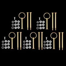 5 свадебные металлические золотые 3 ярусный торт стенд центр подставки для удочек фитинги Комплект