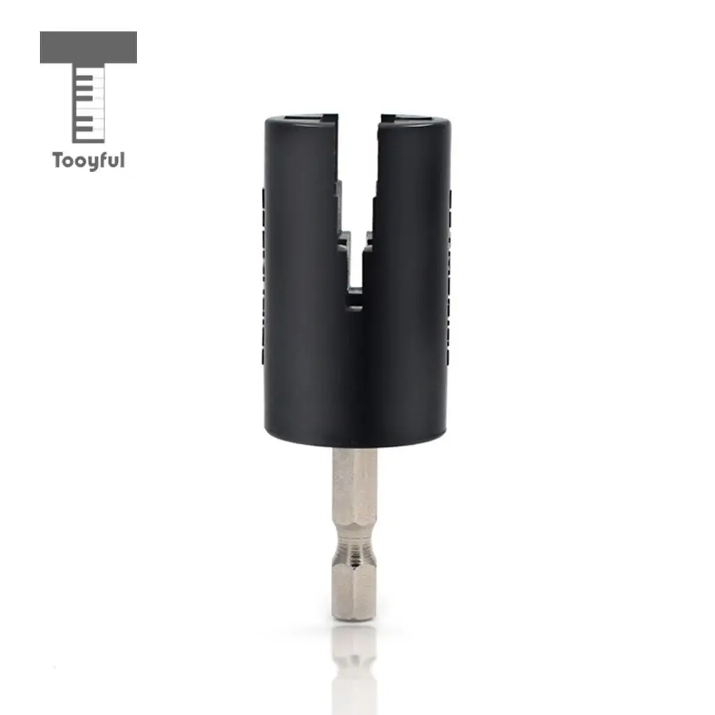 Tooyful Portable String Peg Puller Removal Head Electric Drill for Guitar Bass Banjo Repair Tool