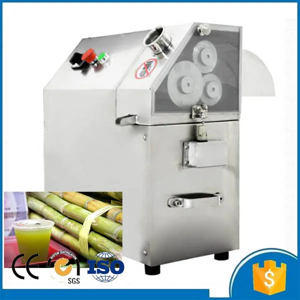 Small 110v 220v 304 Food Grade Sugar Cane Juicer Mill Machine Sugarcane