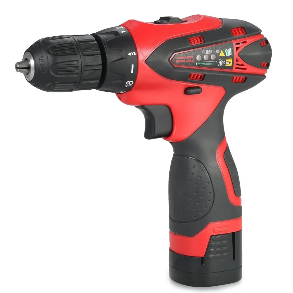 

16.8V Lithium-Ion Multi-functional Electric drill Two-speed power tools engraver Rechargeable Cordless Screwdriver Drill