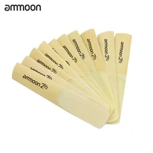 Ammoon 10 шт. 2,5 2-1/2 саксофон Bamboo Reeds Для bB тенор саксофон Bamboo Reeds духовых инструментов Запчасти И Аксессуары