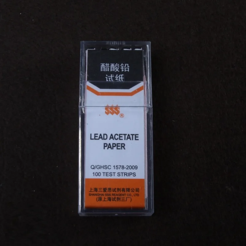 Lead acetate paper 100strip/pcs, 10pcs/pkin Flask from Office & School
